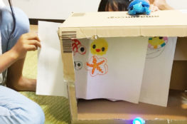 工作で作った立体劇場の様子