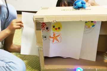 工作で作った立体劇場の様子